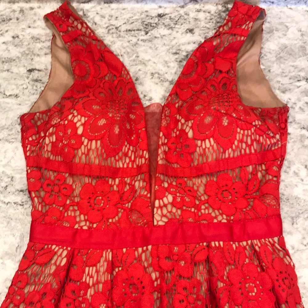 Red dress